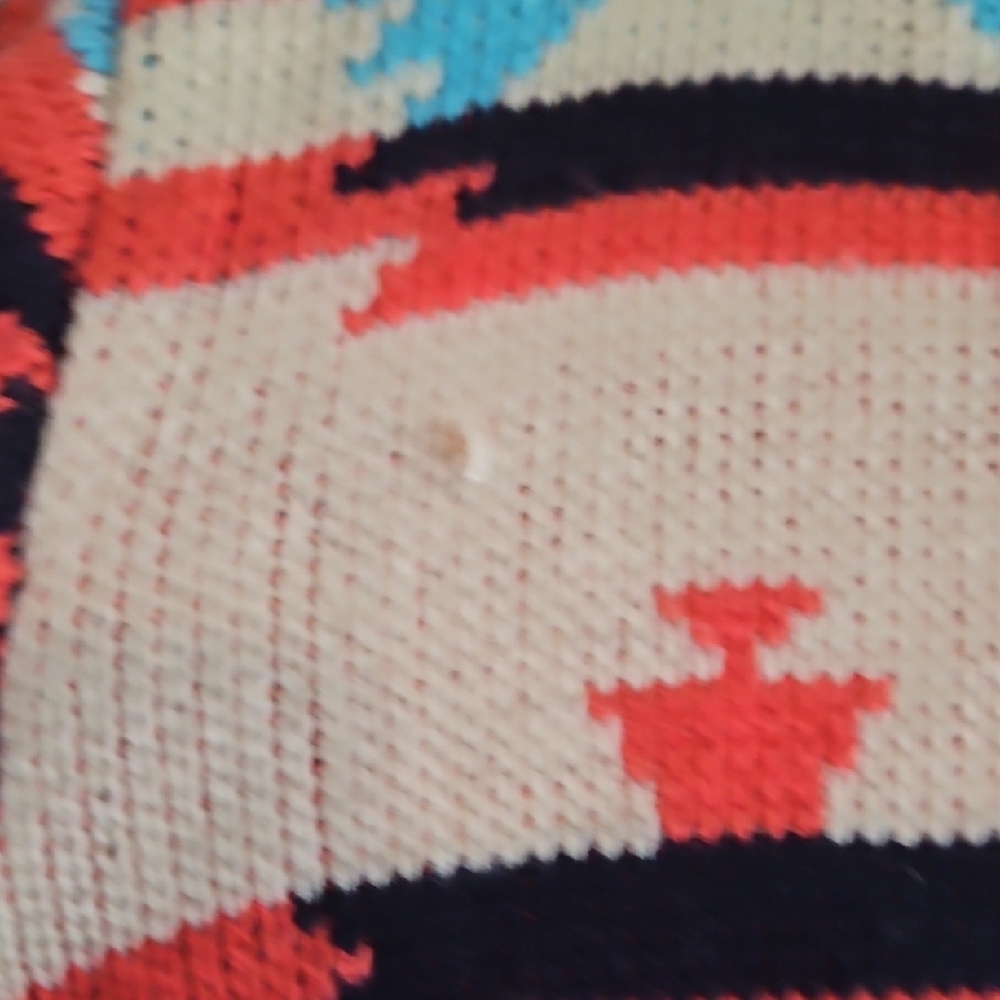 Moon Collection Multicolor Geometric Cardigan - Picture 5 of 6